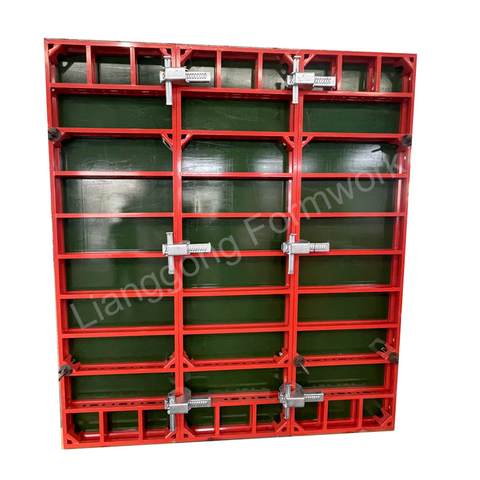 토목 공학용 경량 알루미늄 프레임 거푸집 공사